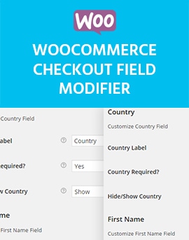 WooCommerce Checkout Field Modifier
